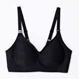 baby mom Anne Kapsız Dikişsiz Emzirme Sütyeni Lastikli