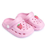 HelloBaby Çilek Süslü Kız Sandalet Kız Bebek