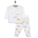 HelloBaby Unisex Turuncu Fil Zıbın-Patik Alt Unisex