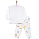 HelloBaby Unisex Turuncu Fil Zıbın-Patik Alt Unisex