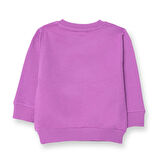 HelloBaby Kız Bebek Sweatshirt Bisiklet Yaka Uzun Kol