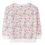 HelloBaby Kız Bebek Sweatshirt Çiçekli Bisiklet Yaka Uzun Kol