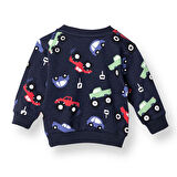HelloBaby Erkek Bebek Sweatshirt Bisiklet Yaka Uzun Kol