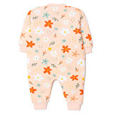 HelloBaby Kız Bebek Uyku Tulumu Fermuarlı Bisiklet Yaka Uzun Kol Ribanalı
