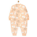 HelloBaby Kız Bebek Uyku Tulumu 1 Tog Fermuarlı Bisiklet Yaka Uzun Kol Ribanalı Paça