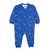 HelloBaby Erkek Bebek Uyku Tulumu 1 Tog Fermuarlı Bisiklet Yaka Uzun Kol