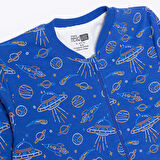 HelloBaby Erkek Bebek Uyku Tulumu 1 Tog Fermuarlı Bisiklet Yaka Uzun Kol