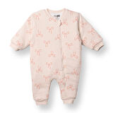 HelloBaby Kız Bebek 2.5 Tog Uyku Tulumu İnterlok Bisiklet Yaka Uzun Kol Ribanalı Paça