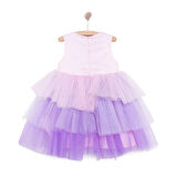 Pixy Love Kız Bebek Abiye Elbise Pixy Love Party Collection Bisiklet Yaka Atlet Kol Pembe