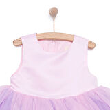 Pixy Love Kız Bebek Abiye Elbise Pixy Love Party Collection Bisiklet Yaka Atlet Kol Pembe