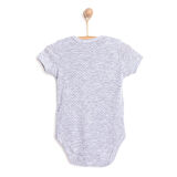 HelloBaby Jakarlı Kısa Kol Body