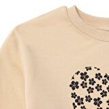 HelloBaby Kız Bebek Sweatshirt - Tayt Bisiklet Yaka Uzun Kol Reçme