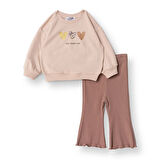 HelloBaby Motto Girl Sweatshirt - Tayt