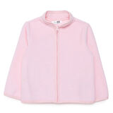 HelloBaby Kız Bebek Polar Hırka Fermuarlı Hakim Yaka Uzun Kol