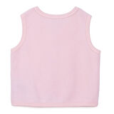 HelloBaby Kız Bebek Polar Yelek Çıtçıtlı V Yaka Atlet Kol