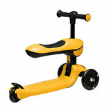 baby toys Funride Oturmalı Işıklı Scooter Turuncu