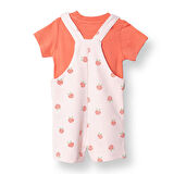 HelloBaby Yenidoğan Şort Salopet-Tshirt