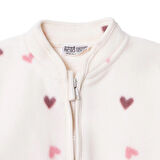 HelloBaby Kız Bebek Polar Hırka Fermuarlı Hakim Yaka Uzun Kol