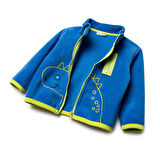 HelloBaby Erkek Bebek Polar Hırka Fermuarlı Cepli Uzun Kol