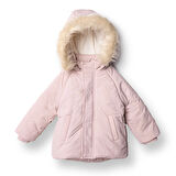 HelloBaby Kız Bebek Mont Fermuarlı Uzun Kol