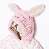 Midimod Kız Bebek Mont Fermuarlı Çıtçılı Uzun Kol