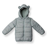 HelloBaby Kız Bebek Mont Fermuarlı Uzun Kol