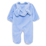 HelloBaby Erkek Bebek Yenidoğan Welsoft Patikli Tulum Fermuarlı Uzun Kol Patikli Paça