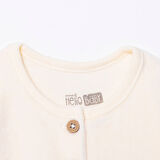 HelloBaby Kız Bebek Elbise  Çıtçıtlı Bisiklet Yaka Uzun Kol