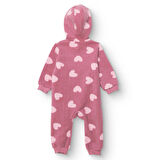 HelloBaby Kız Bebek Polar Patiksiz Tulum Uzun Kol Lastikli Paça