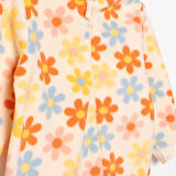 HelloBaby Kız Bebek Polar Patiksiz Tulum Uzun Kol Lastikli Paça