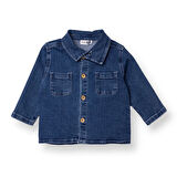 HelloBaby Erkek Bebek Circus Gömlek Denim Uzun Kol