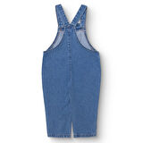 HelloBaby Erkek Bebek Cool Dino Salopet Denim Modelli Yaka Kısa Kol Reçme Paça