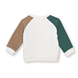 HelloBaby Erkek Bebek Camp Life Sweatshirt Şardonlu Bisiklet Yaka Uzun Kol