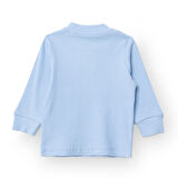 HelloBaby Erkek Bebek Yenidoğan Sweatshirt Düğmeli Kaşkorse Bisiklet Yaka Uzun Kol