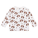 HelloBaby Uzun Kol Tshirt Happy Animals Bisiklet Yaka