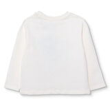 HelloBaby Erkek Bebek Hello Cute Bear Uzun Kol Tshirt İki İplik Bisiklet Yaka Uzun Kol