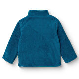 HelloBaby Erkek Bebek Hello Cute Bear Hırka Peluş Dik Yaka Uzun Kol