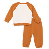 HelloBaby Erkek Bebek Woodland Boy 1 Eşofman Takımı Üç İplik Bisiklet Yaka Uzun Kol Lastikli Paça