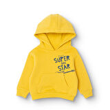 HelloBaby Erkek Bebek Cool Boy Kapüşonlu Sweatshirt İki İplik Kapüşonlu Yaka Uzun Kol