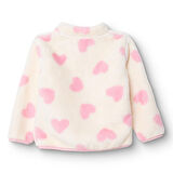 HelloBaby Kız Bebek Monochrome Welsoft Hırka Peluş Uzun Kol