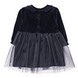 HelloBaby Kız Bebek Mevlüt Kıyafeti Çıtçıtlı Bisiklet Yaka Uzun Kol Reçme