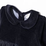 HelloBaby Kız Bebek Mevlüt Kıyafeti Çıtçıtlı Bisiklet Yaka Uzun Kol Reçme