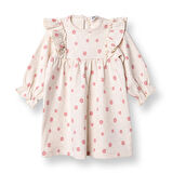 HelloBaby Kız Bebek Monochrome Elbise Kadife Uzun Kol