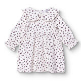 HelloBaby Kız Bebek Elbise Bisiklet Yaka Uzun Kol