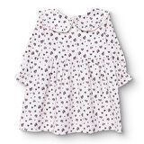 HelloBaby Kız Bebek Elbise Bisiklet Yaka Uzun Kol