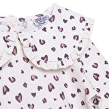 HelloBaby Kız Bebek Elbise Bisiklet Yaka Uzun Kol