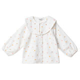 HelloBaby Kız Bebek Gömlek Düğmeli Bebe Yaka Uzun Kol