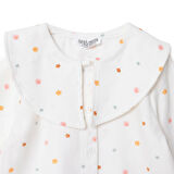 HelloBaby Kız Bebek Gömlek Düğmeli Bebe Yaka Uzun Kol