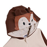 HelloBaby Erkek Bebek Woodland 1 Kapüşonlu Hırka Üç İplik Kapüşonlu Yaka Uzun Kol