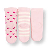 HelloBaby Kız Bebek 3lü Havlu Çorap